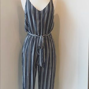 Striped Jumpsuit